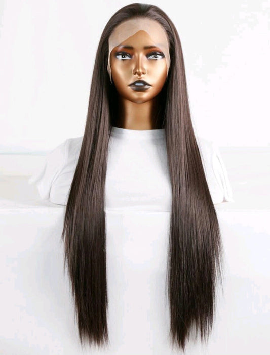 Lace Front Wig(human blend)