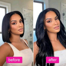 Black Body Wave Clip In Extensions